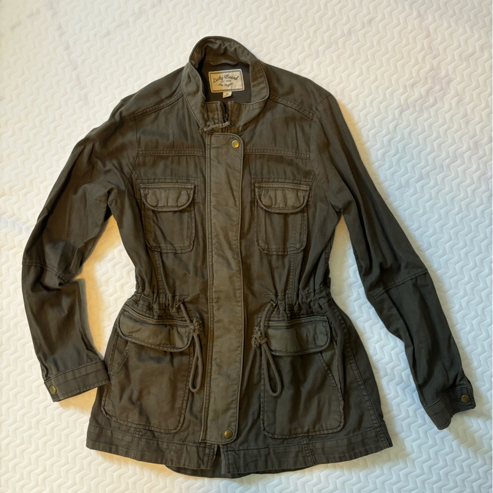 Medium Lucky utility jacket - olive green
